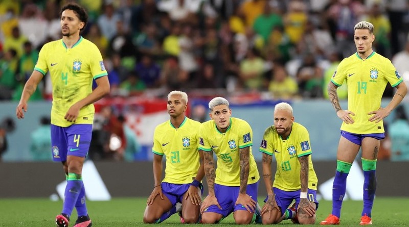 đội tuyển vô địch World Cup nhiều nhất là 5 lần - Brazil